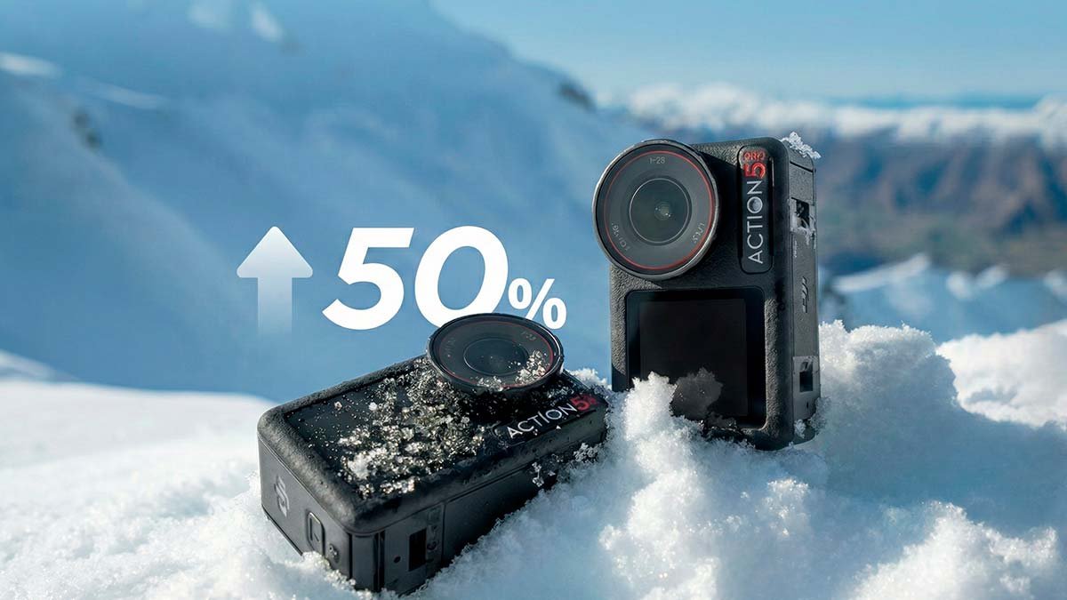 DJI Osmo Action 5 Pro batería de hasta 4 horas