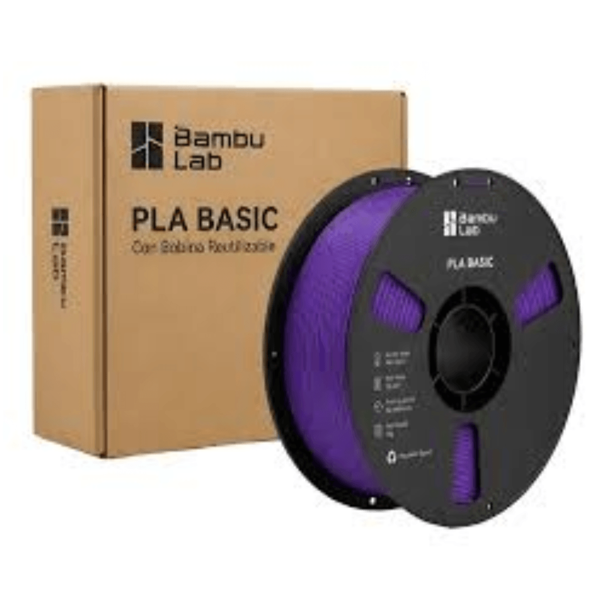 Bambu PLA Básico-Púrpura- con carrete reutilizable Bambu - Imagen 2