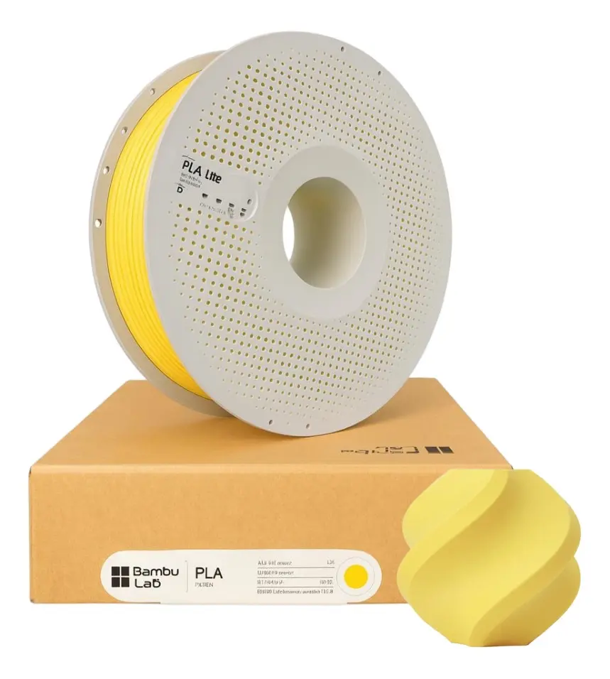 Bambu PLA Lite-Amarillo Girasol - con carrete reutilizable - Imagen 3