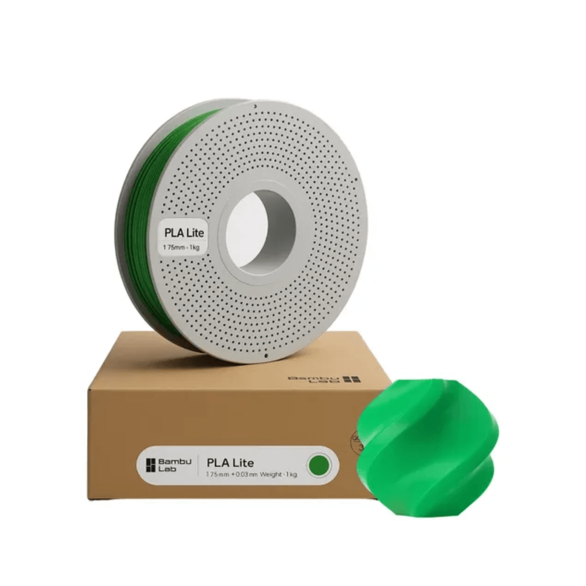 Bambu PLA Lite-Verde- con carrete reutilizable Bambu - Imagen 2