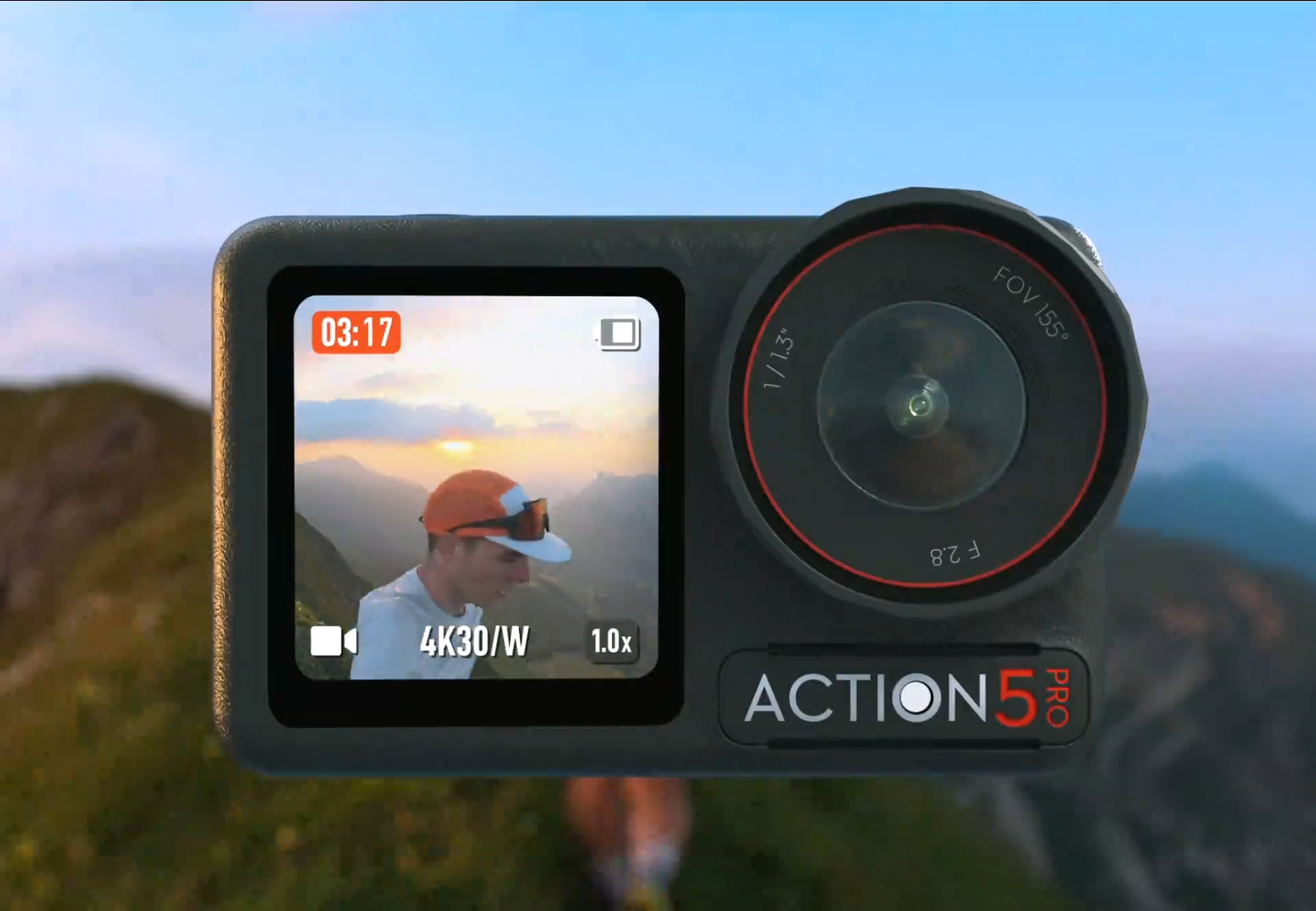 DJI Osmo Action 5 Pro pantallas táctiles OLED