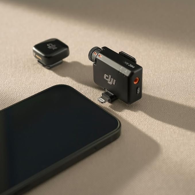 Conexión Lightning DJI Mic 3