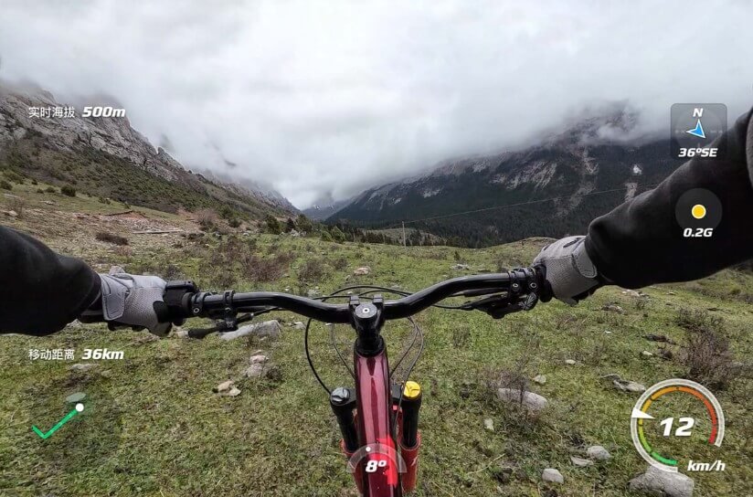 Perspectivas de ciclismo DJI Osmo Action