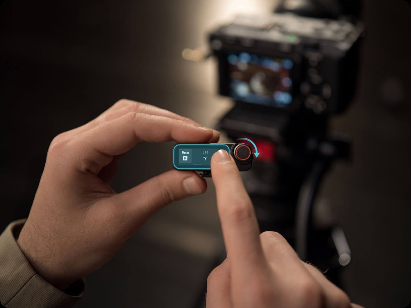 DJI Mic 3 Receiver controles