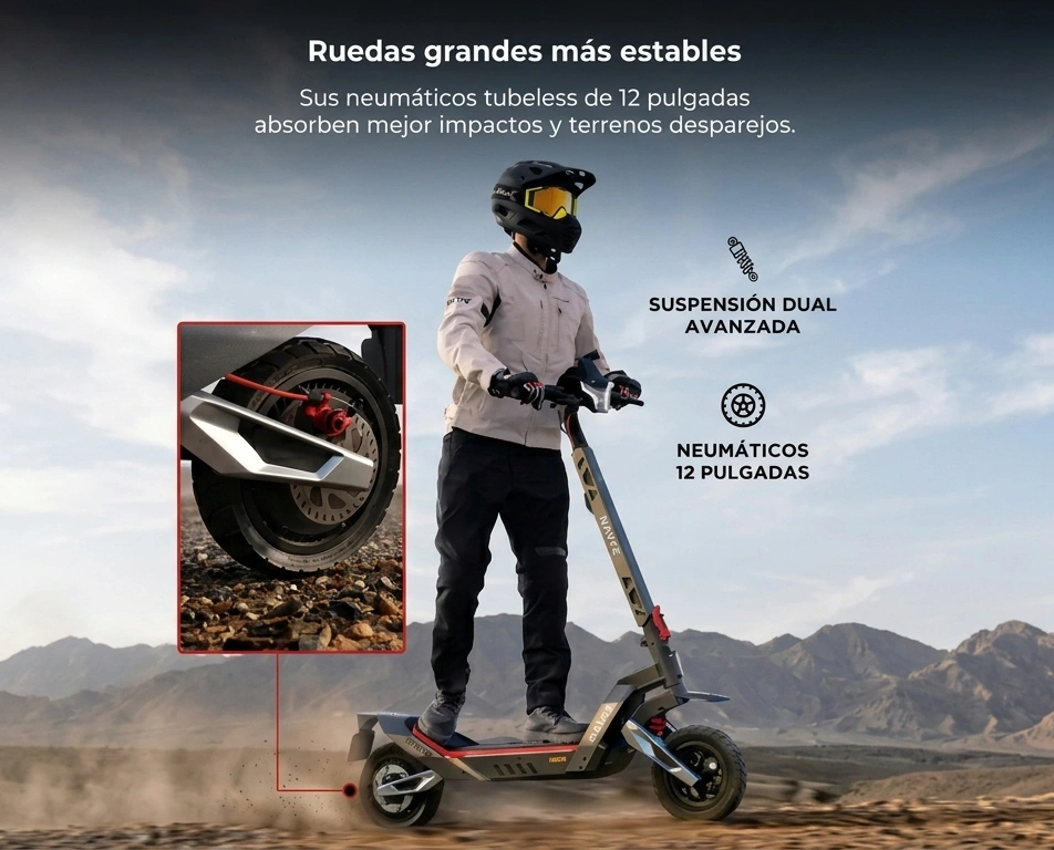 NAVEE XT5 Pro: preparada para ir más allá del asfalto