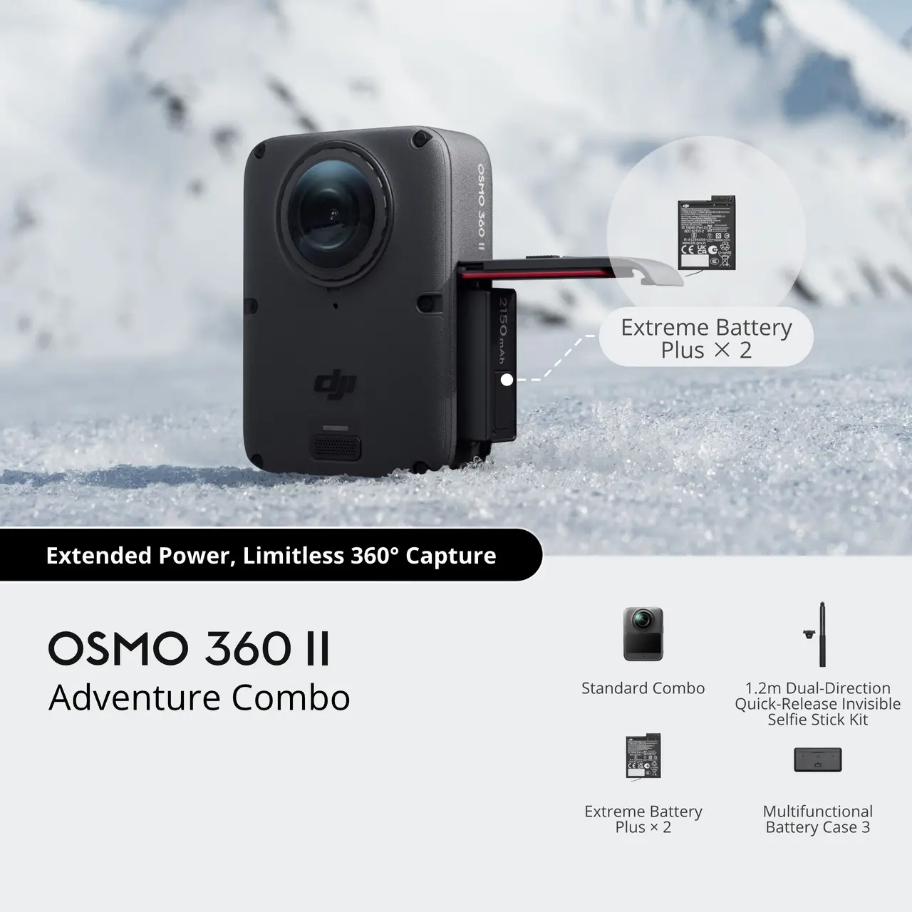 DJI Osmo 360 II Adventure Combo - Imagen 5