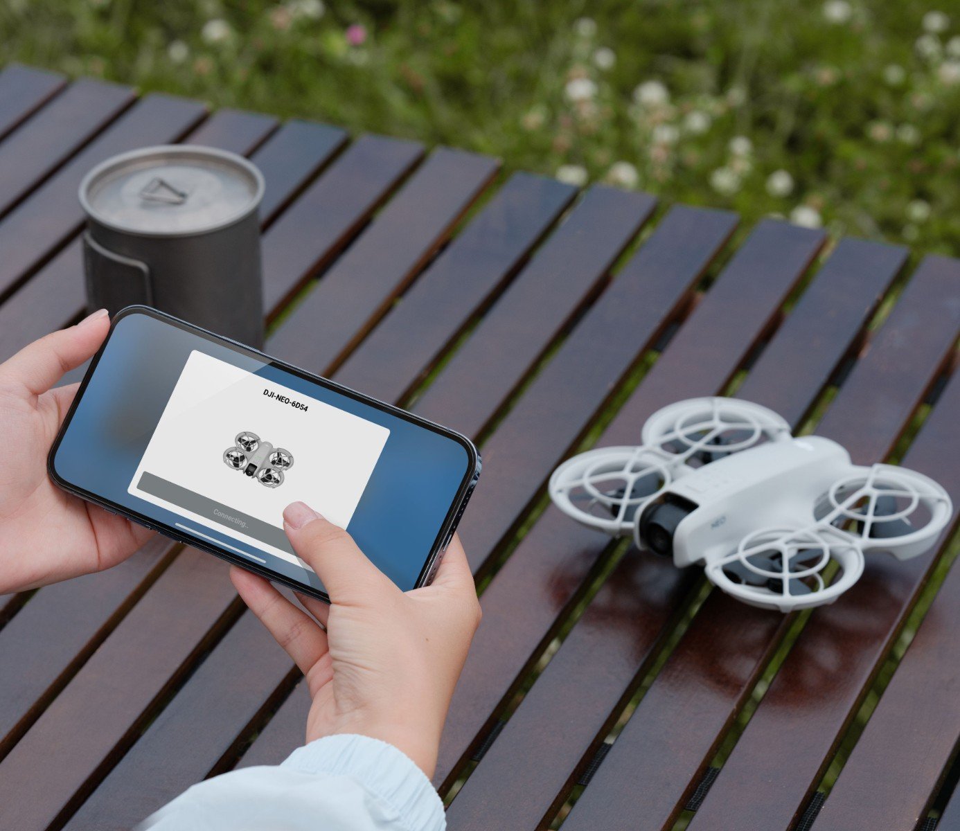 DJI Neo conectividad móvil